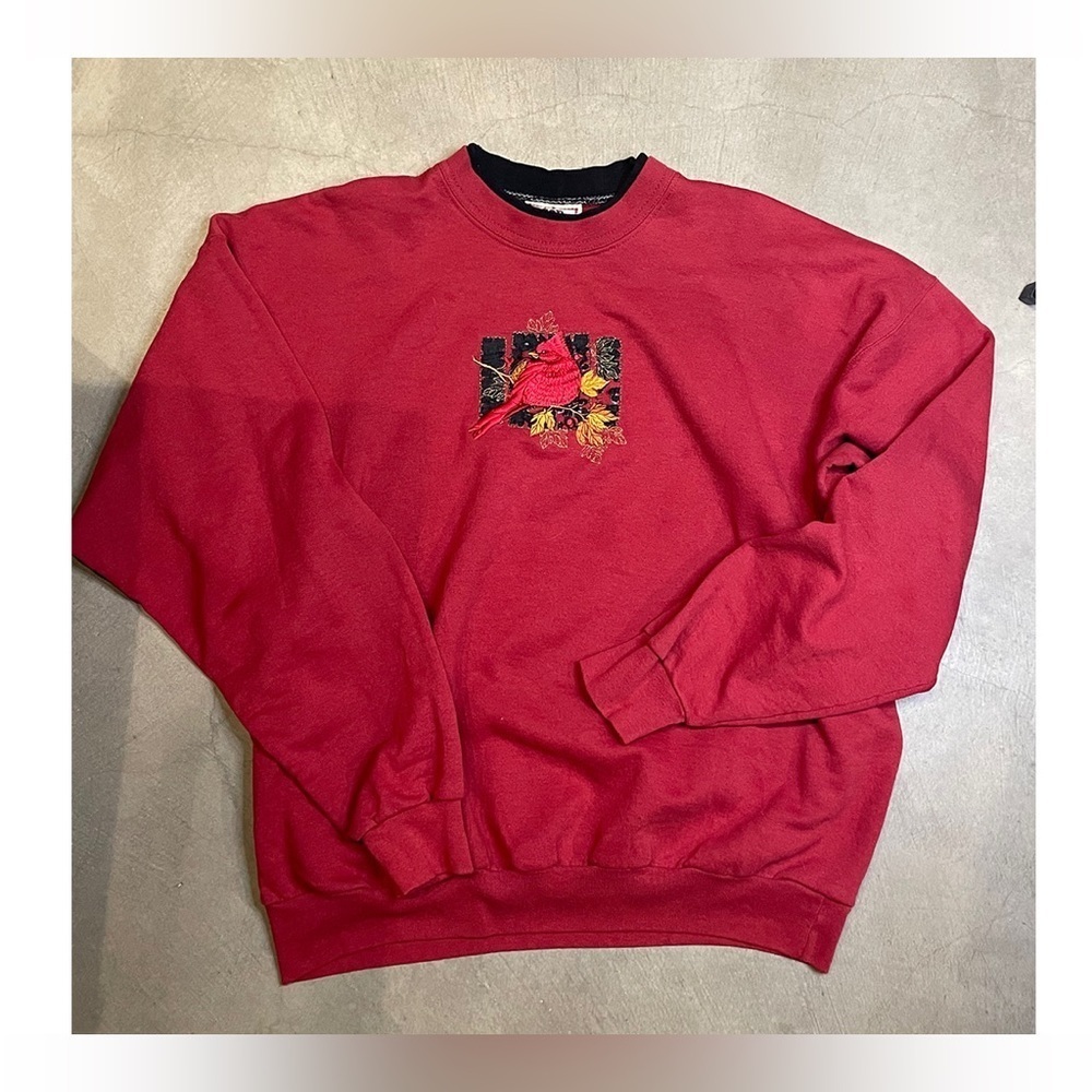 Vintage Holiday Cardinal Sweatshirt